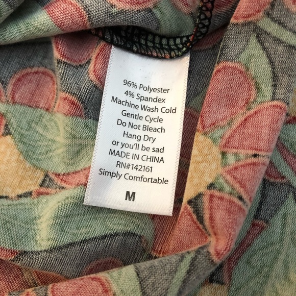 Floral Randy Unisex LuLaRoe Baseball T - Picture 4 of 8